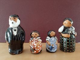 4 Keramikfiguren v. Jakob Geltzer