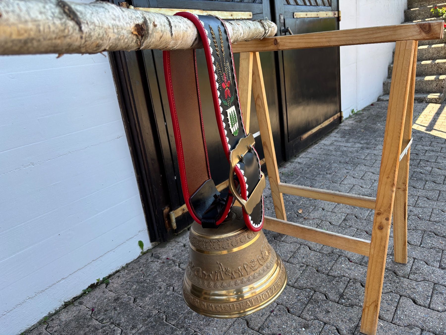 Campanacci mucche: sehr schöne Glocke Gusset Uetendorf – Usato da Feldbach venduto da Fea1 2