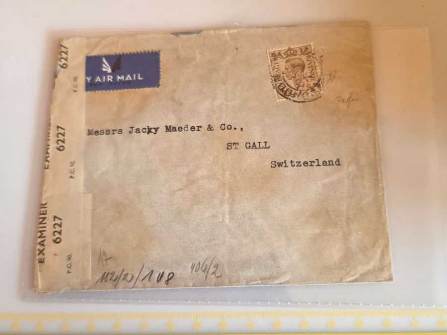 Tous les timbres: GB PERFIN 2 WK BELEG – D'occasion à Dintikon par bonita099