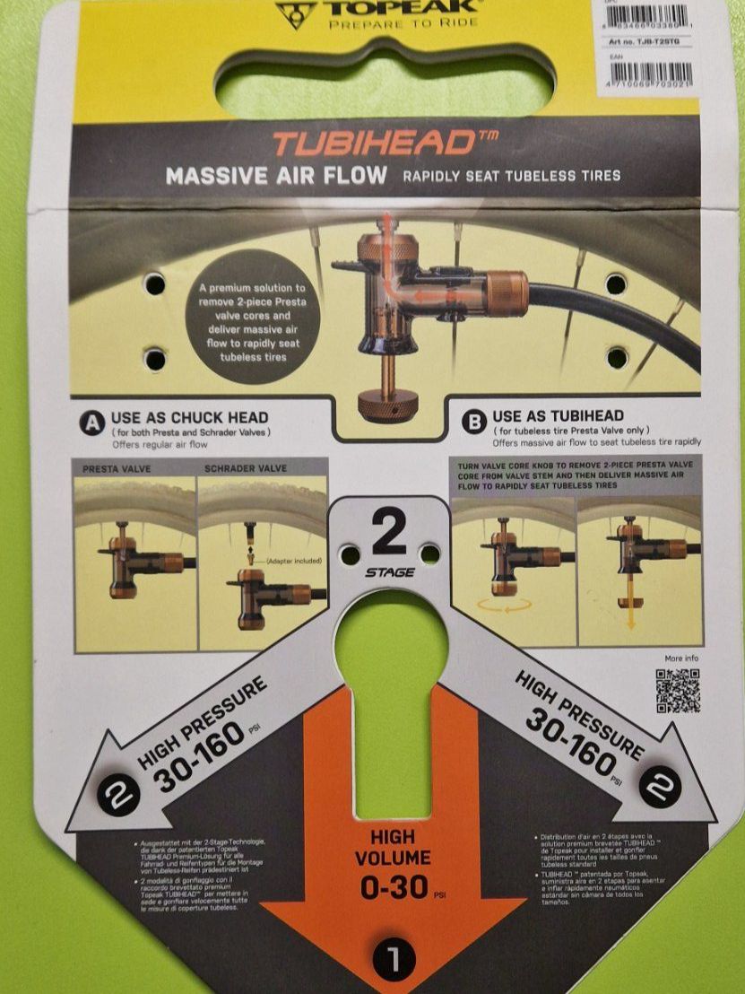 Topeak Pompe: Pumpenschlauch Topeak Tubihead Upgrade Kit – Nuovo (secondo la descrizione) da Erlenbach im Simmental venduto da laska31 1