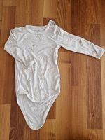 Baby Body Langarm weiss mit Muster Grösse 74 guter Zustand