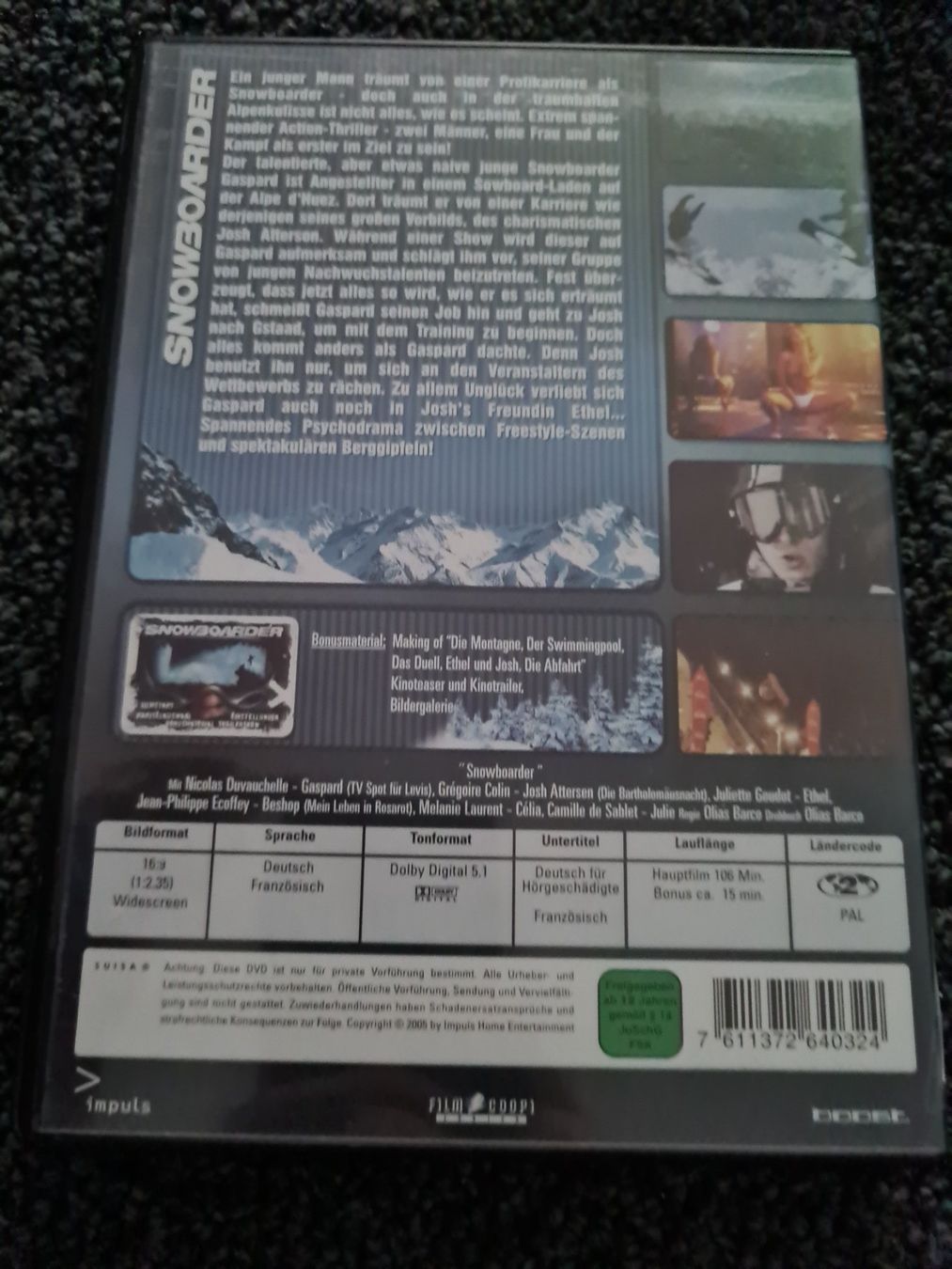 Tutti i DVDs: SNOWBOARDER(12790) – Usato da Ruswil venduto da M71 1