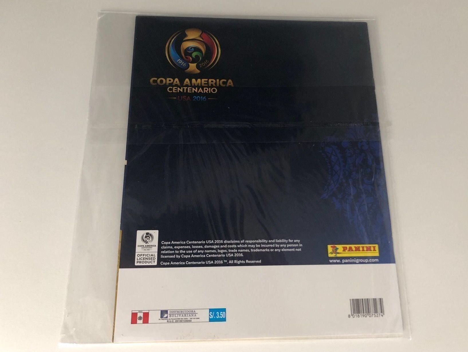 Panini Alben: Panini Leeralbum Copa América Centenario 2016 – USA – Gebraucht aus Hergiswil LU von FcMalkov 1