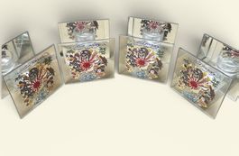 Ed Hardy Teelichthalter – 4er Set aus Glas