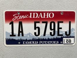 🇺🇸🇺🇸 USA Nummernschild #  IDAHO  # 🇺🇸🇺🇸