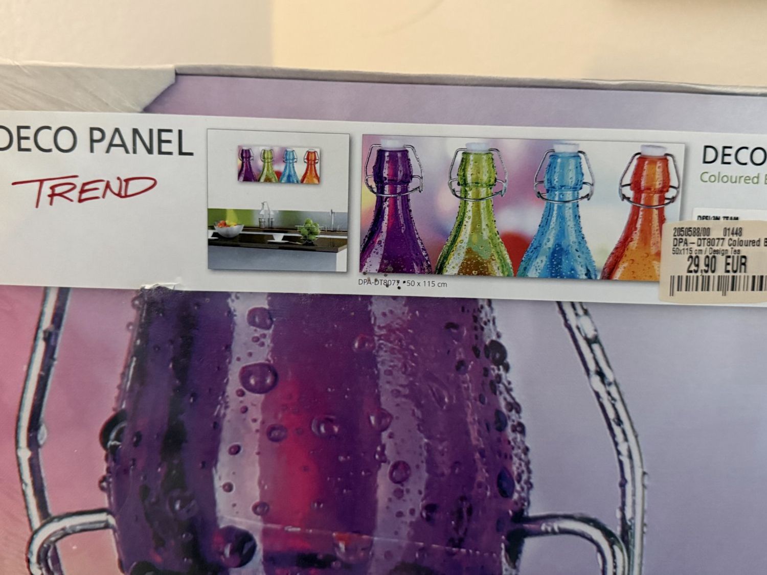 Foto & Immagini: Bild Deco Panel  Coloured Bottles – Nuovo e nell'imballaggio originale da Fällanden venduto da Roli12 1