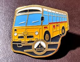 U289B - Pin Post PTT Postauto Bus Saurer