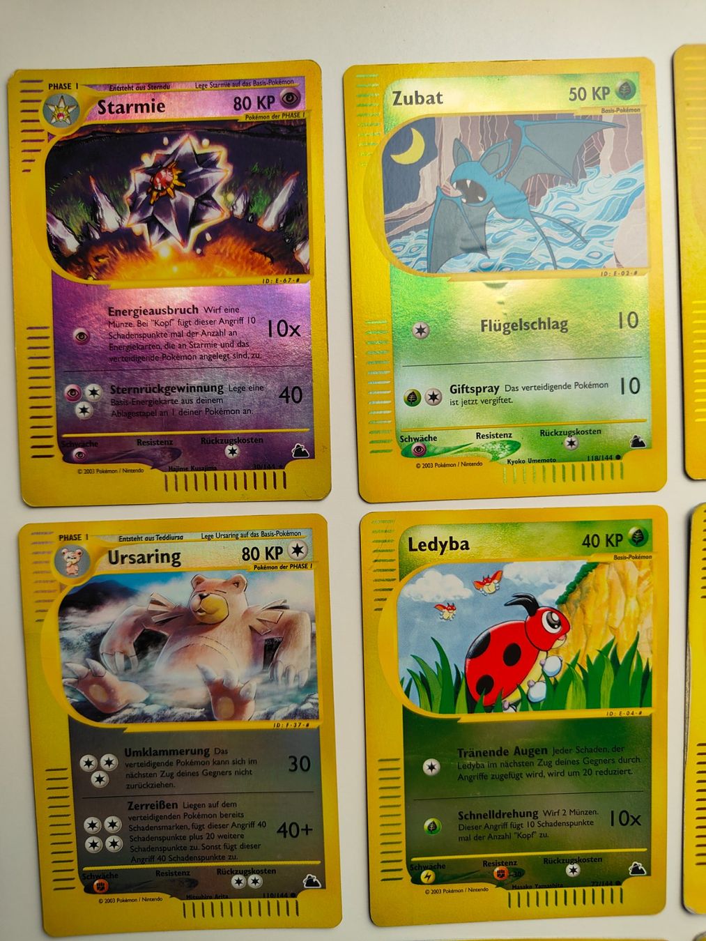 Pokémon Sammelbilder & Trading cards: Pokemon Skyridge Sammlung Lot Holo Reverse E-Series – Gebraucht aus Thalwil von FigurenFreunde 1