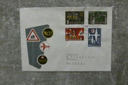 ET Brief Werbemarken 1956