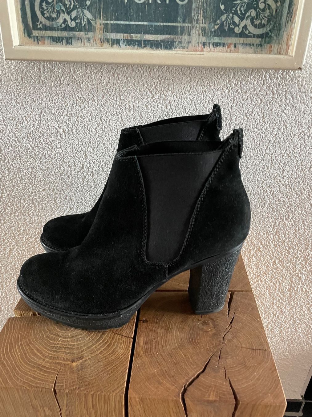 Scarpe da donna: Designer Plateau Leder Ankle Boots 40 – Usato da Sirnach venduto da sirni 1