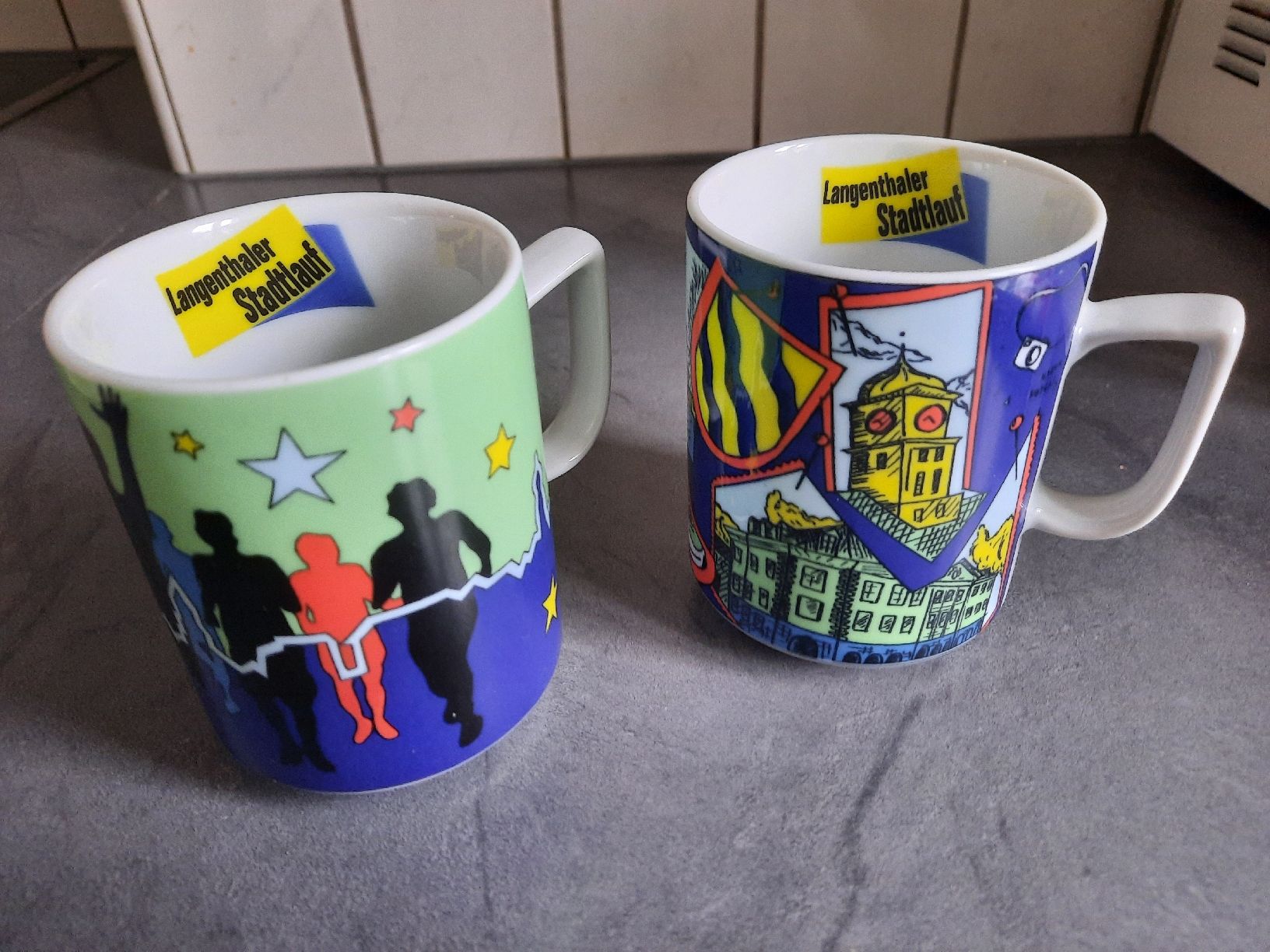 Bopla Tazze: BOPLA, LANGENTHAL. 2 MUGS – Usato da Le Locle venduto da marylise01