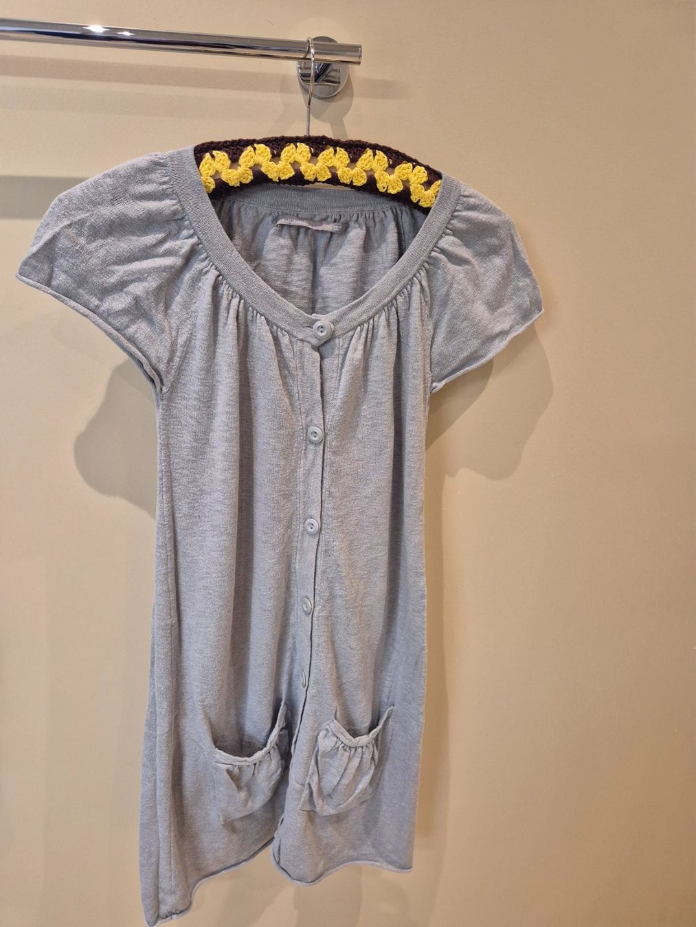 Vestiti: Strickkleid grau, rubbish, Gr. XS – Usato da Dietikon venduto da grafad