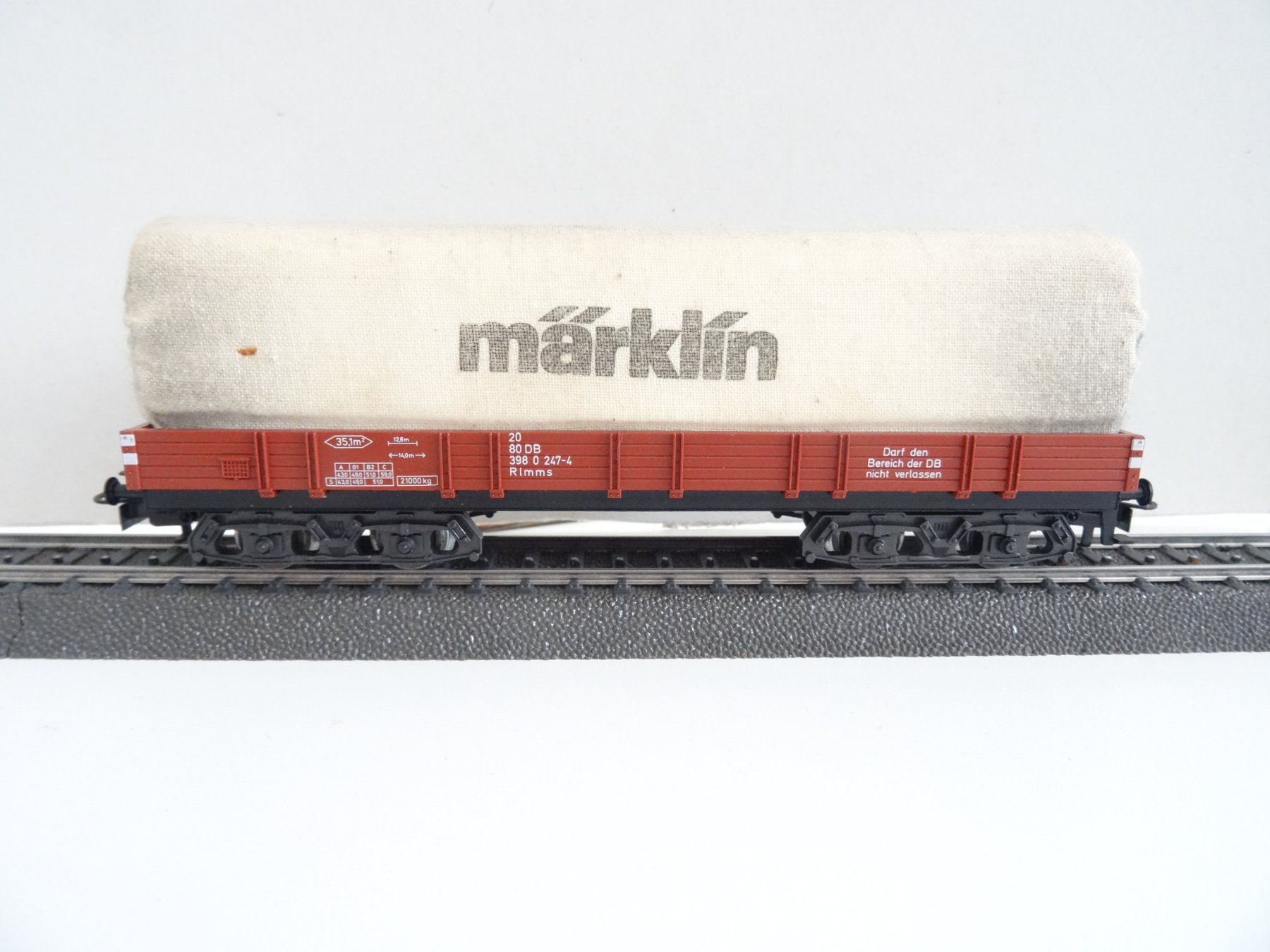 Märklin Modellini di ferrovie: Märklin. H0 4475 DB Planwagen – Nuovo (secondo la descrizione) da Hochdorf venduto da Teger02 3