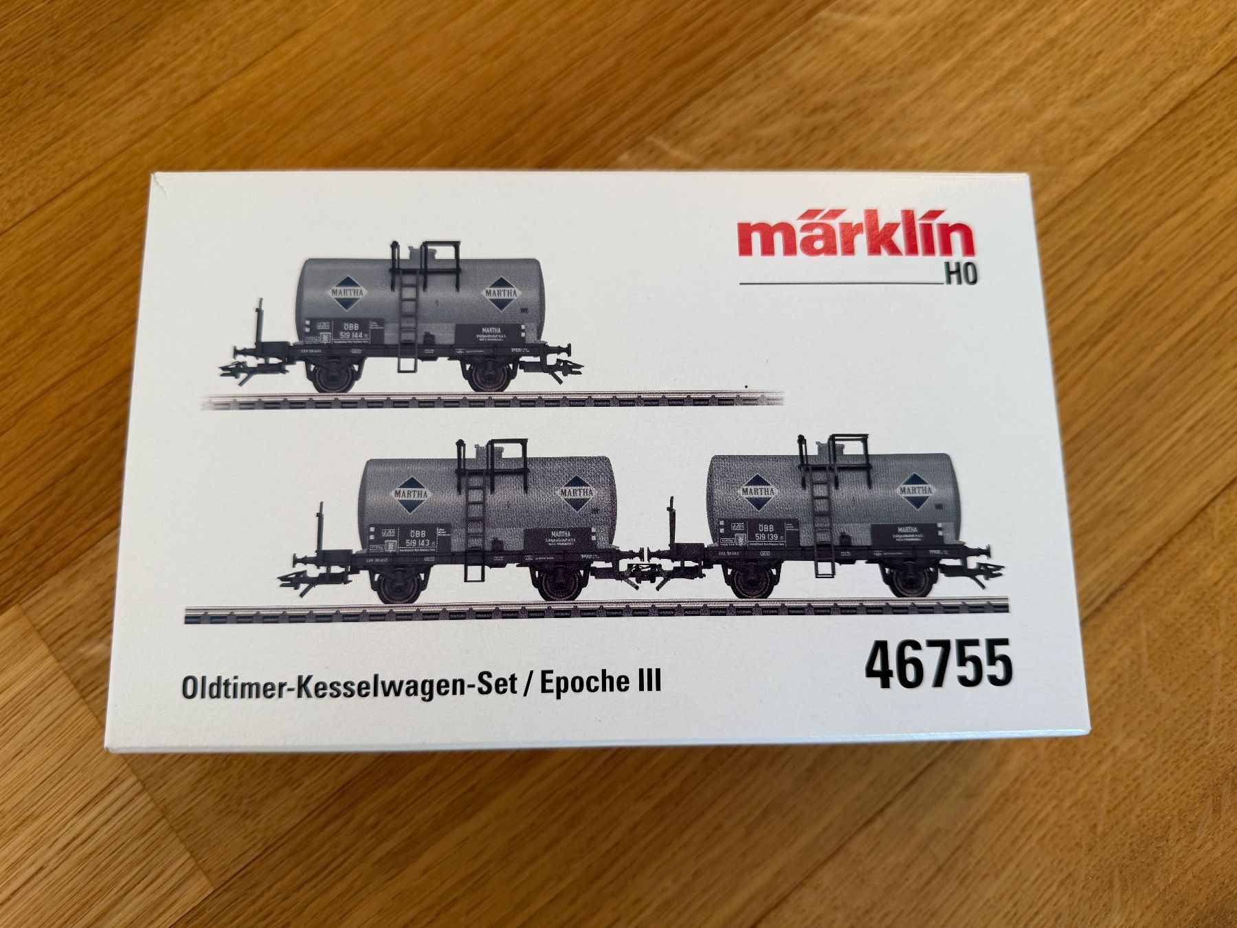 Märklin Modellini di ferrovie: Märklin 46755 Oldtimer-Kesselwagen-Set – Usato da hünenberg See venduto da Dpch 1