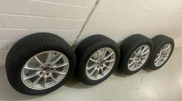 4 Komplettrad Mercedes SLK/SLC (R172) Conti Premium Contact7