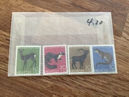 Briefmarken Pro Juventute 1967