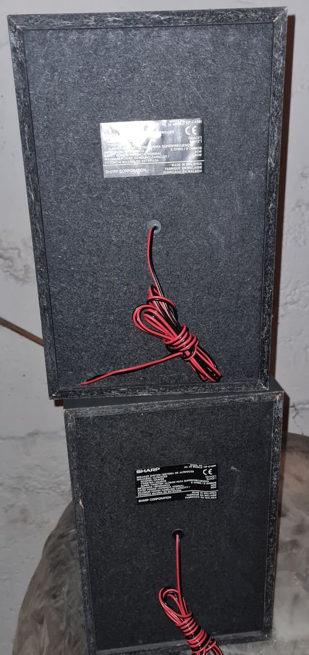 Sharp Lautsprecher: Lautsprecher Paar Sharp 40-80W/6Ohm gute Zustand – Gebraucht aus Horw von Arta20000 1
