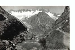 Göschenen Uri;:  Am Weg zur Göscheneralp Dammmastok