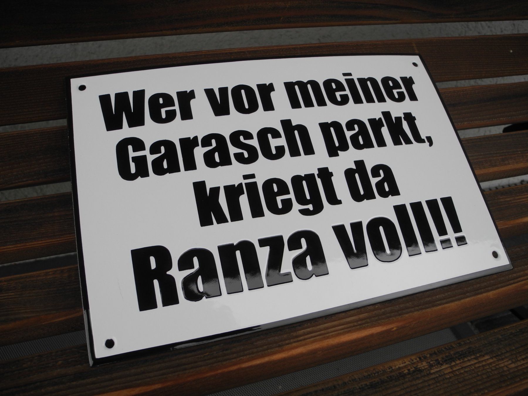Insegne: WARNUNG!! EMAILSCHILD – Nuovo (secondo la descrizione) da Reinach AG venduto da Huckleberrysix 4