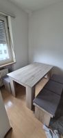 Modern Wood Dining Table and Benches