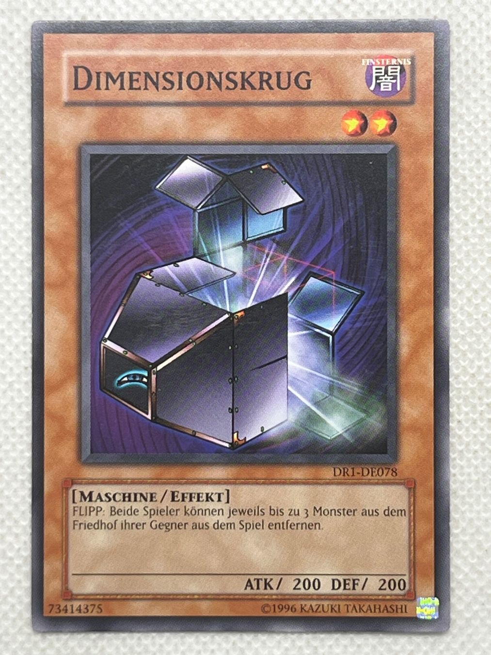 Yugioh Sammelbilder & Trading cards: Yu-Gi-Oh! Dimensionskrug DR1-DE078 Deutsch Common – Gebraucht aus Hinterkappelen von Kim1992