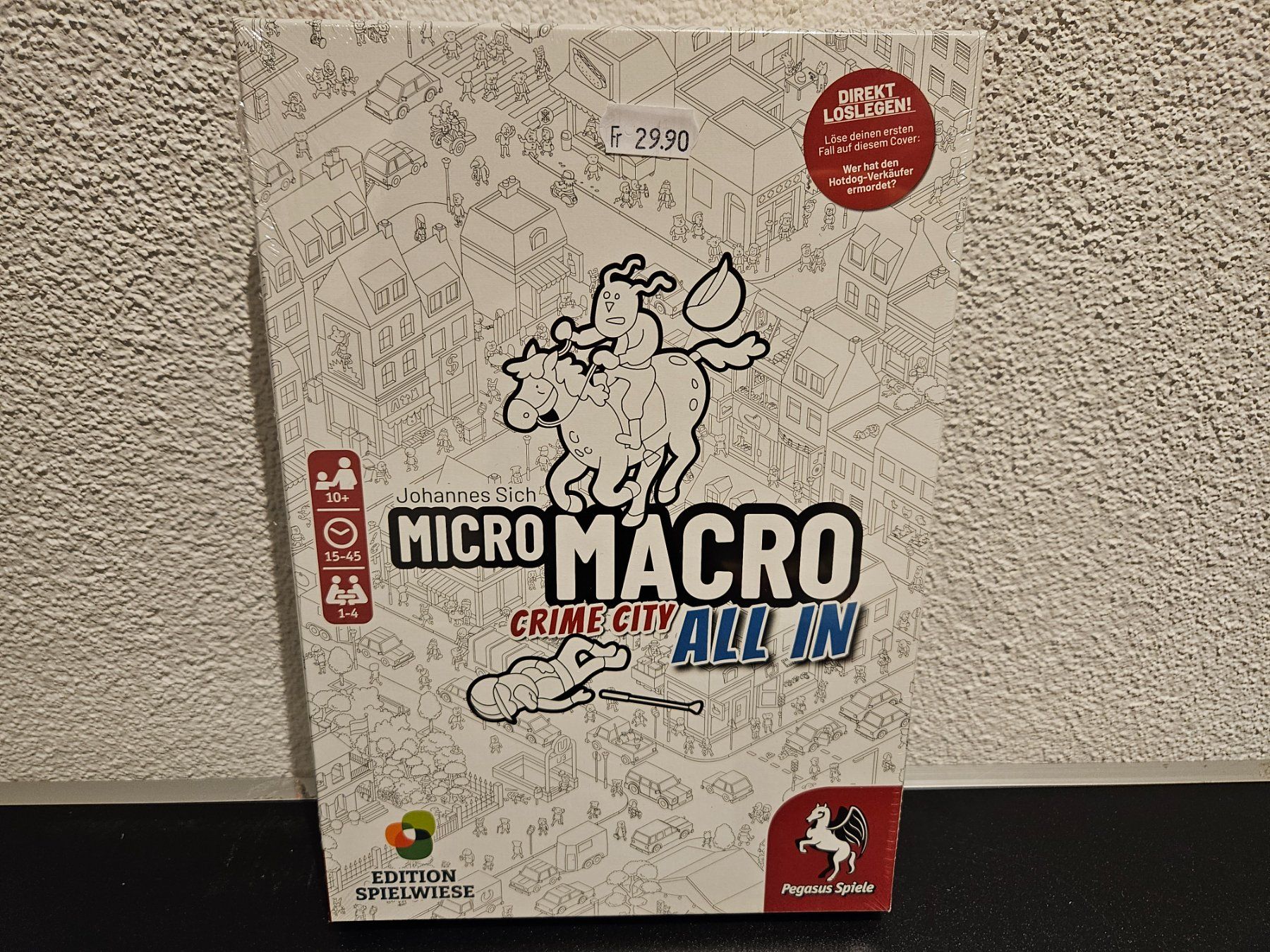 Giochi: Neu - Pegasus Spiele - Micro Macro Crime City – Nuovo e nell'imballaggio originale da Dagmersellen venduto da Jarsetz_Restposten