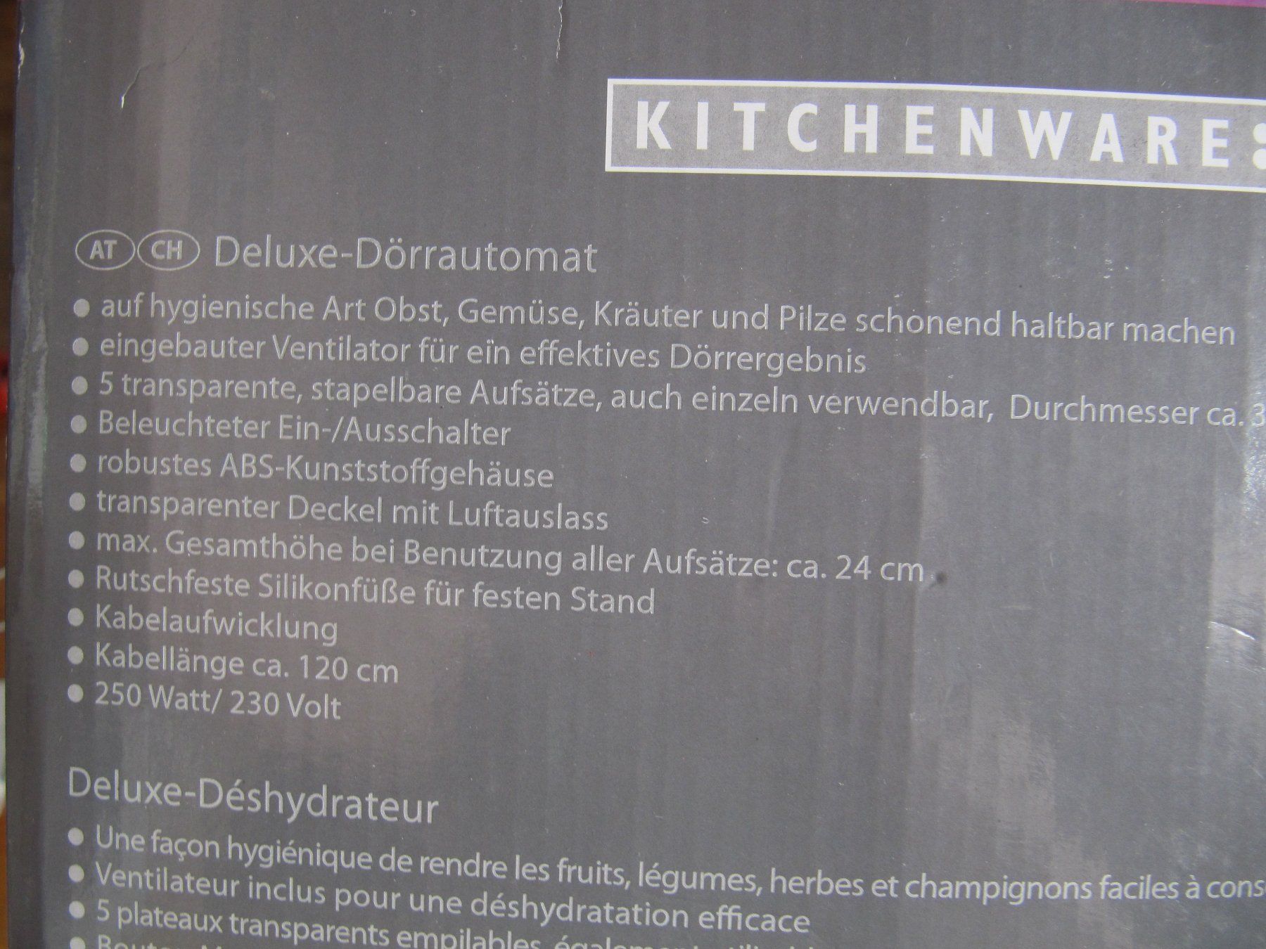 Sigg Elettrodomestici da cucina: Elektrisches Dörrgerät kitchenware - Deluxe Dörrautomat – Nuovo (secondo la descrizione) da Würenlos venduto da AustralisZ 5