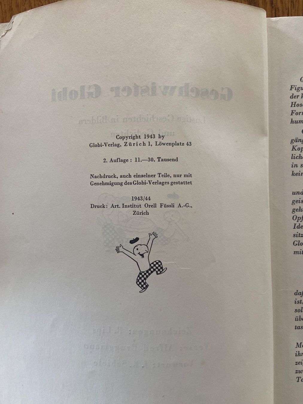 Comics: Geschwister Globi - 2. Auflage 1943 – Gebraucht aus Rain von Roller 1
