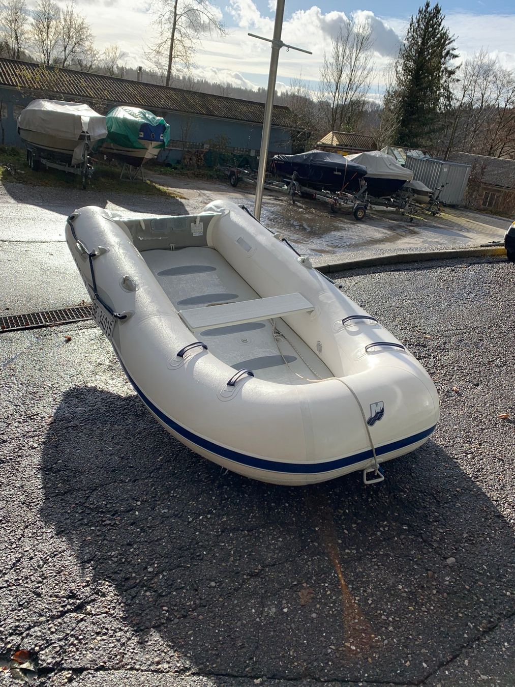 Quicksilver Barche: Gummiboot Quicksiver 340 Airdeck, Mercury 8PS Aussenborder – Usato da Hinterkappelen venduto da hugentobler.62 1