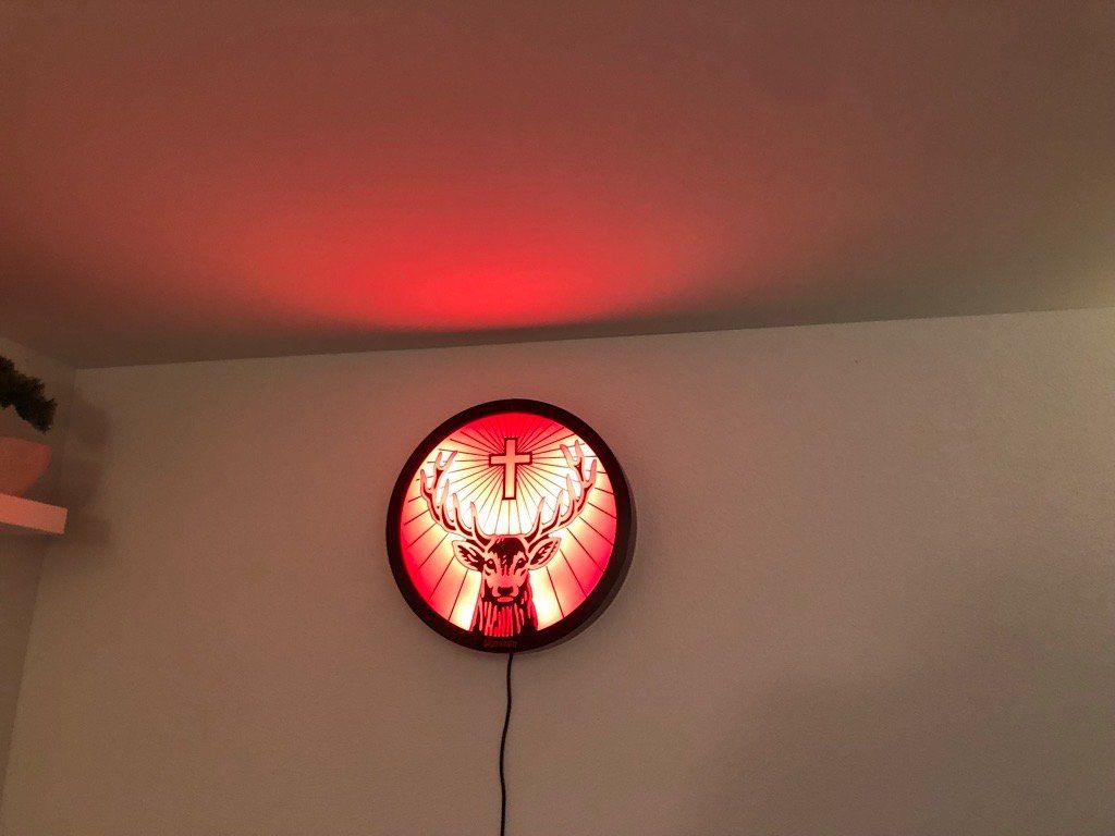 Alle Dekorationen: Original Jägermeister Neonschild – Gebraucht aus Bremgarten AG von nullpunktnull 1