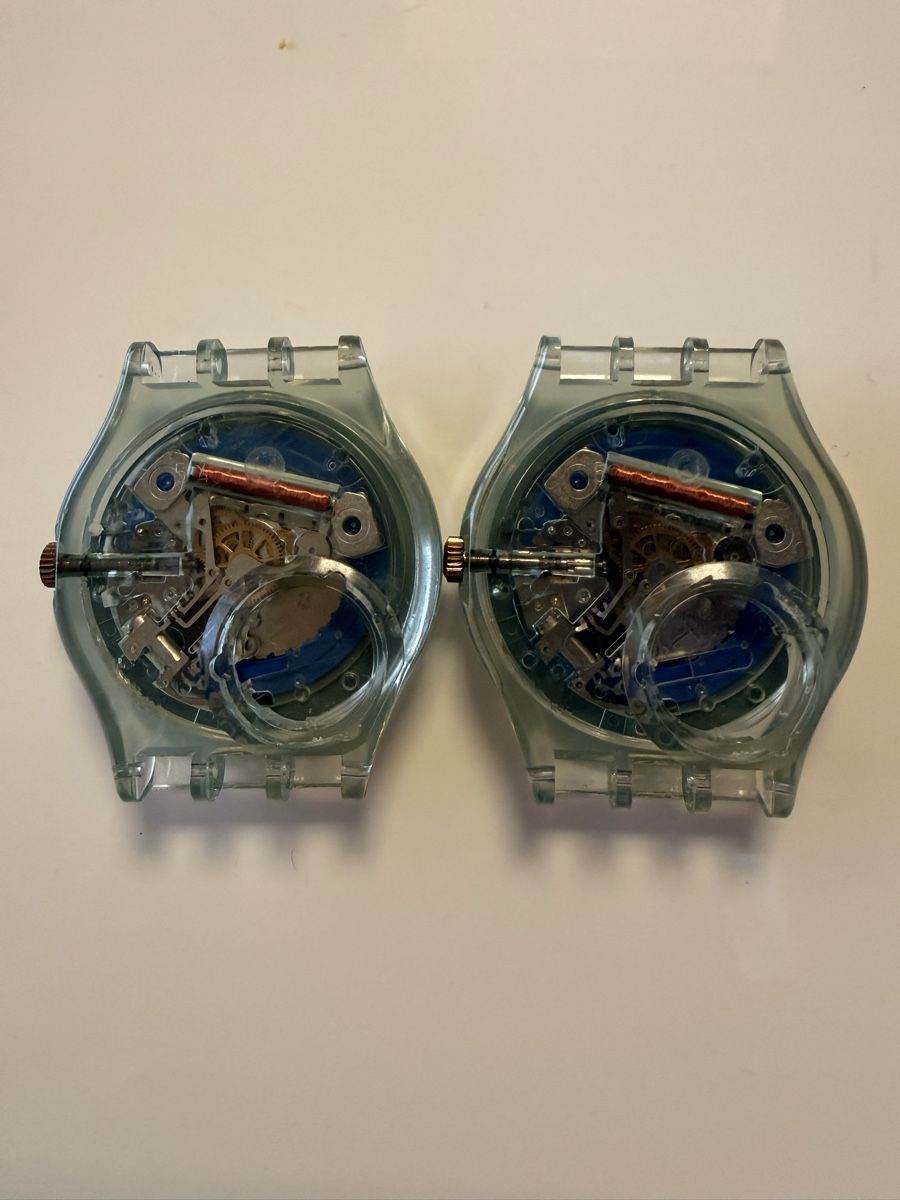 Swatch Orologi: 2 Swatch Gehäuse leer Prototyp – Difettoso da Appenzell venduto da BumpRiver 1