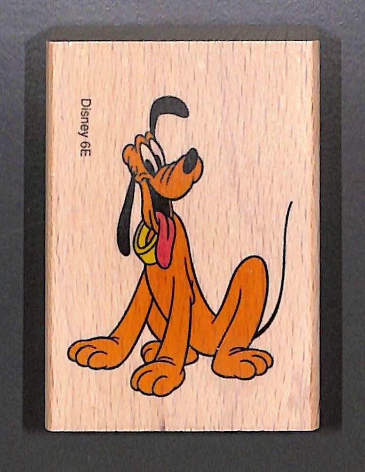 Stempel: PLUTO Disney Stempel Lightstemp(Holzsockel mit Gummistempel) – Neu (gemäss Beschreibung) aus Zürich von Nobs1