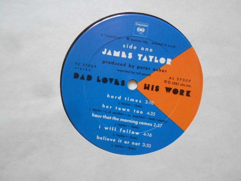 Dischi in vinile: JAMES TAYLOR  -  DAD LOVES HIS WORK – Usato da Bex venduto da Giorgiob 4