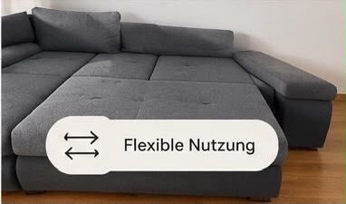 Sofas: Sofa Grau in Seewen Abholung!!!! – D'occasion à Wilen b. Wollerau par lovebug-6 1