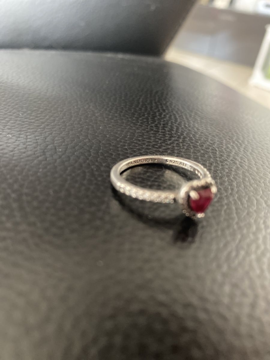 Pandora Anelli: Bague cœur rose en argent 925 – Usato da Ecuvillens venduto da bru_9pbq 1