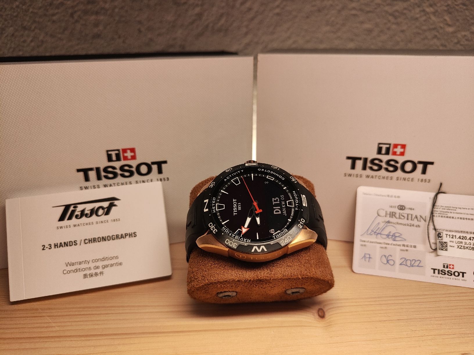 Tissot Orologi: Tissot T-touch - Rosegold Titan – Usato da Rothrist venduto da schmuus 2