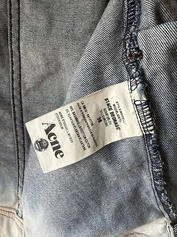 Acne Studios Jacken: Acne Studios Jeansjacke Gr. 36 - Ombre Look – Gebraucht aus Wallisellen von spirited24 2