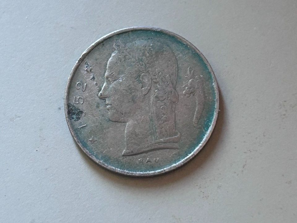 Tutti le monete: 1 Franco del 1952 Belgio – Usato da Giubiasco venduto da LorisVale 1