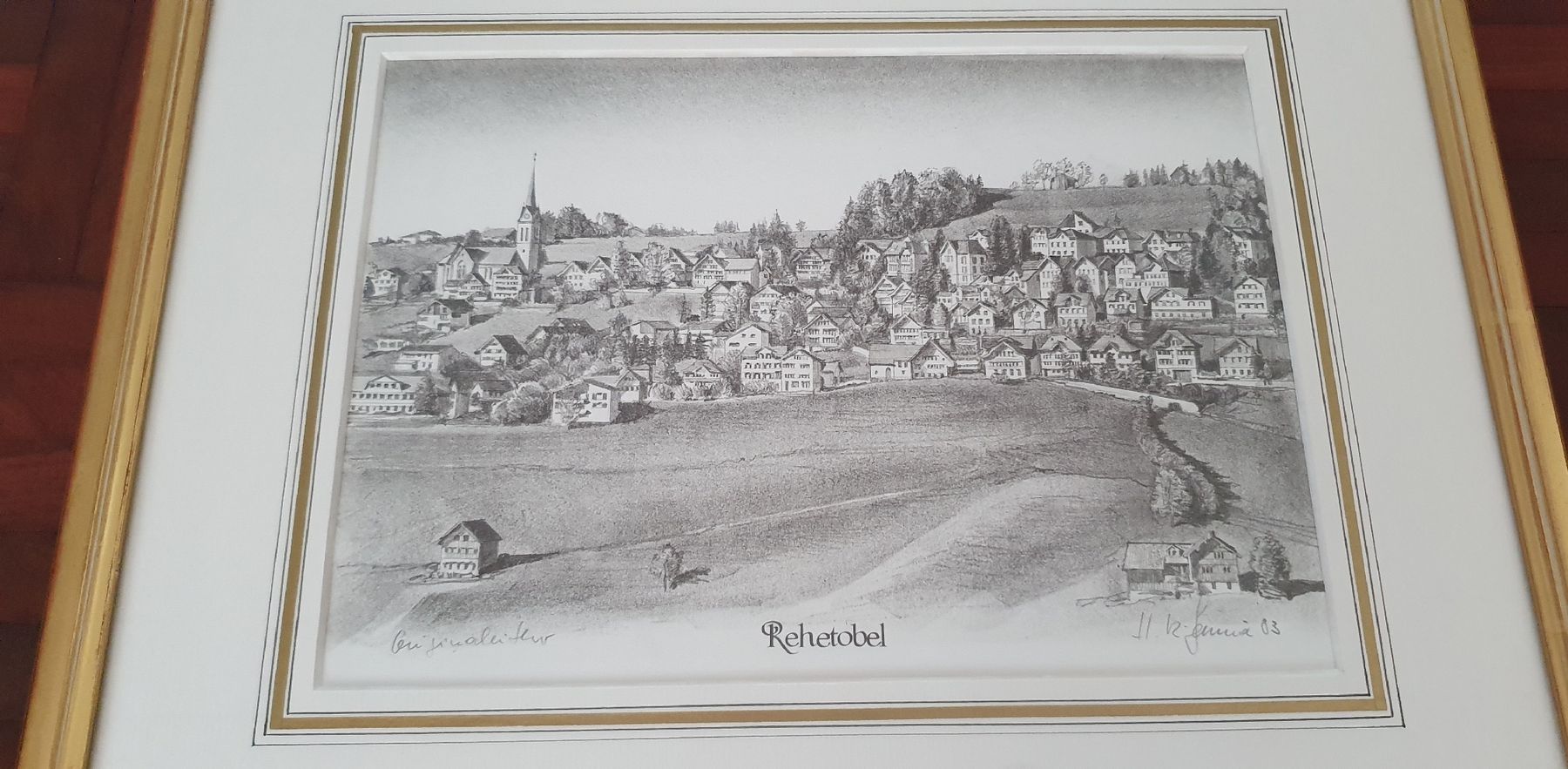 Grafica & Litografie: Bild - Lithographie von Rehetobel – Usato da Kreuzlingen venduto da Rschweiz1 1