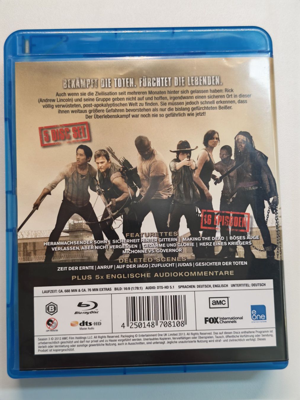 Tutti i DVDs: The Walking Dead Staffel 3 - UNCUT – Usato da Liestal venduto da Kratzilla 4
