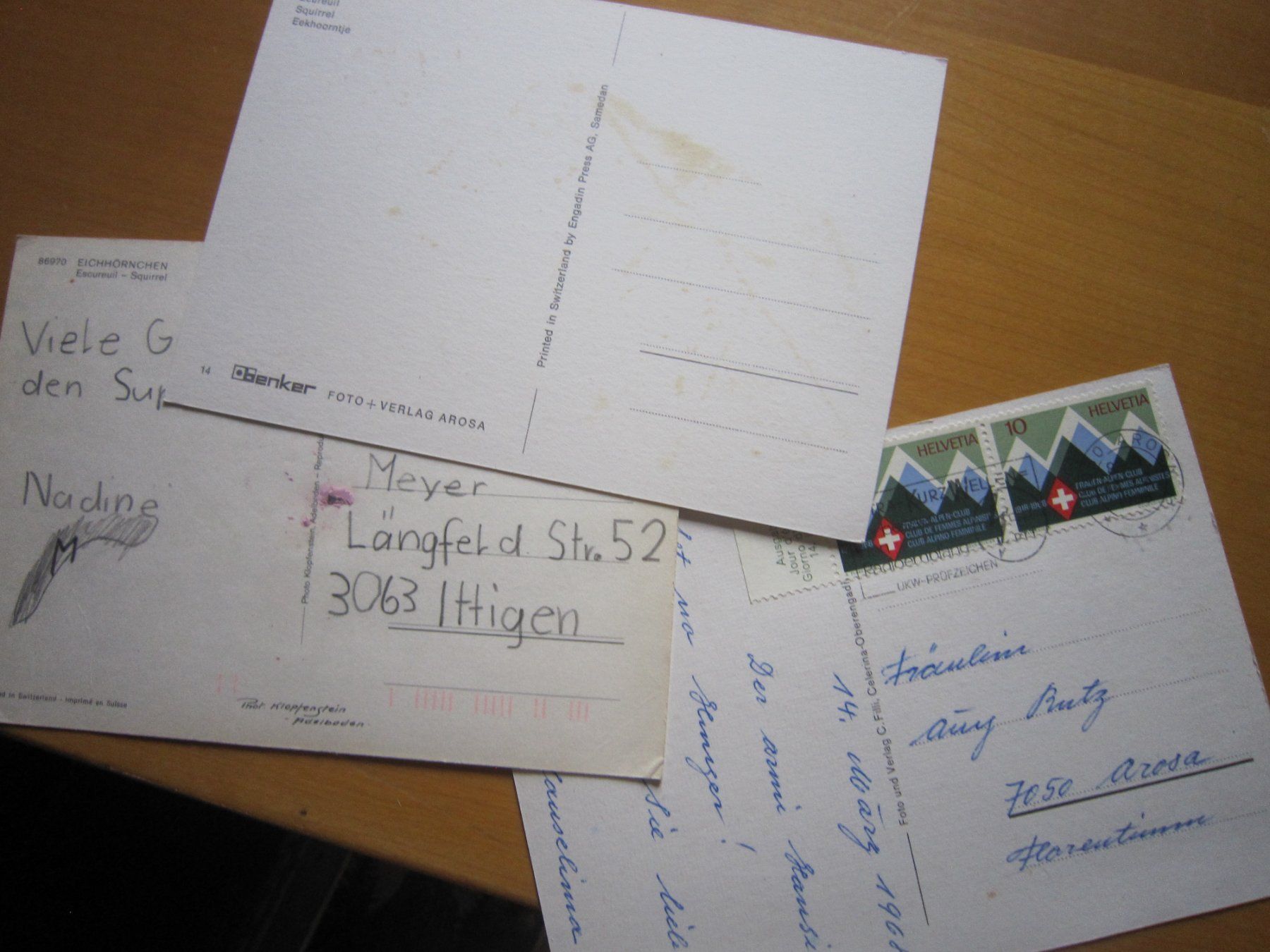 Cartes postales: No 17 Postkarte Eichhörnchen – D'occasion à Gordola par Polentaefung 4