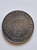 Silber Gedenkmünze Zürich im ewigen Bund mit den Eidgenossen