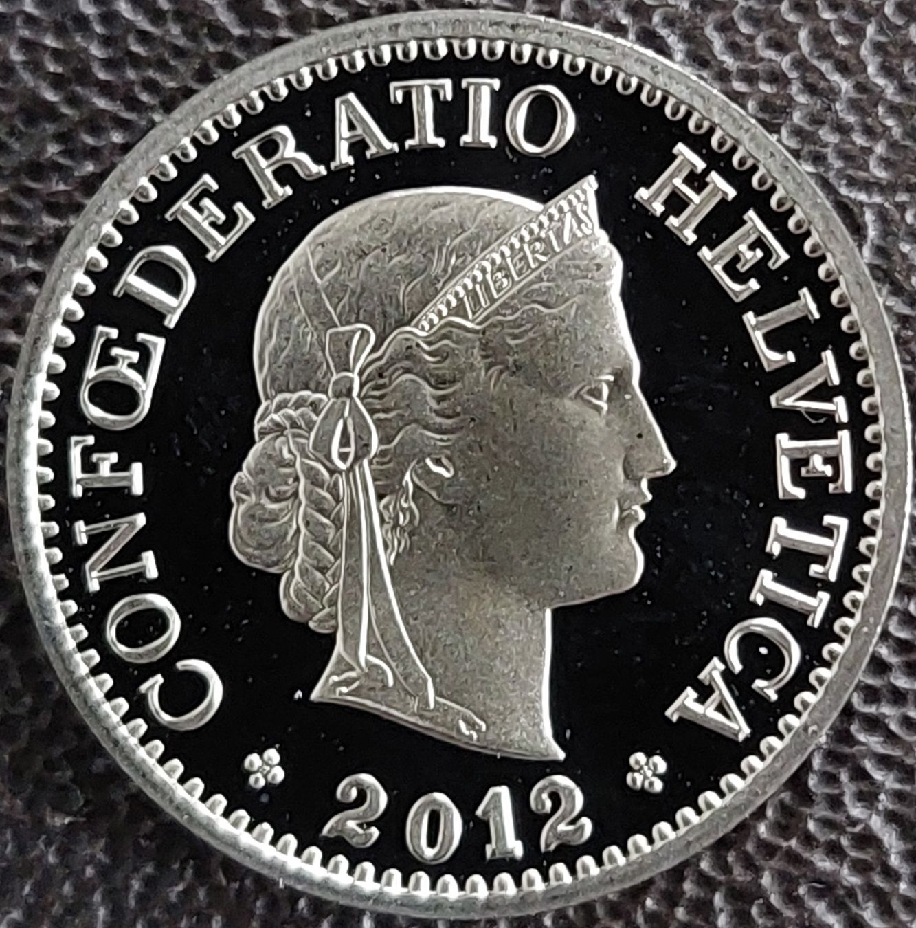 Tutti le monete: 10 Rappen 2012 stgl. / aus Münzsatz – Nuovo (secondo la descrizione) da Arch venduto da coinsandmore