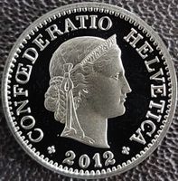 10 Rappen 2012 stgl. / aus Münzsatz