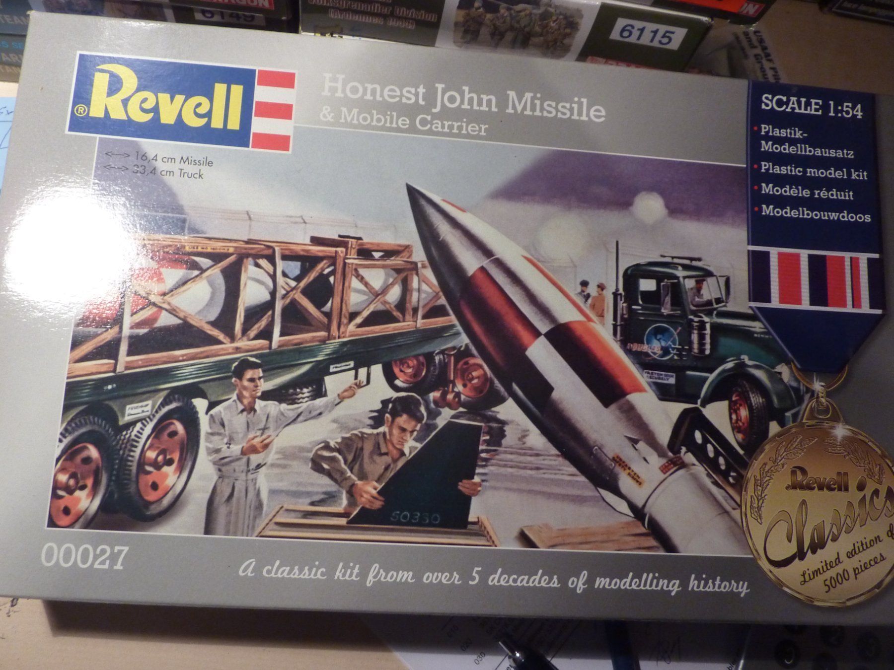 Kit di modellismo & Modellini statici: HONEST JOHN MISSILE – Nuovo e nell'imballaggio originale da Balsthal venduto da bouteliee