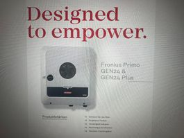 Fronius Primo GEN24 Plus Wechselrichter - Neu und Orginalver