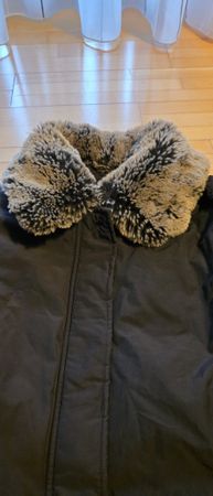 Woolrich Winterjacke mit Pelzkragen, Grösse L
