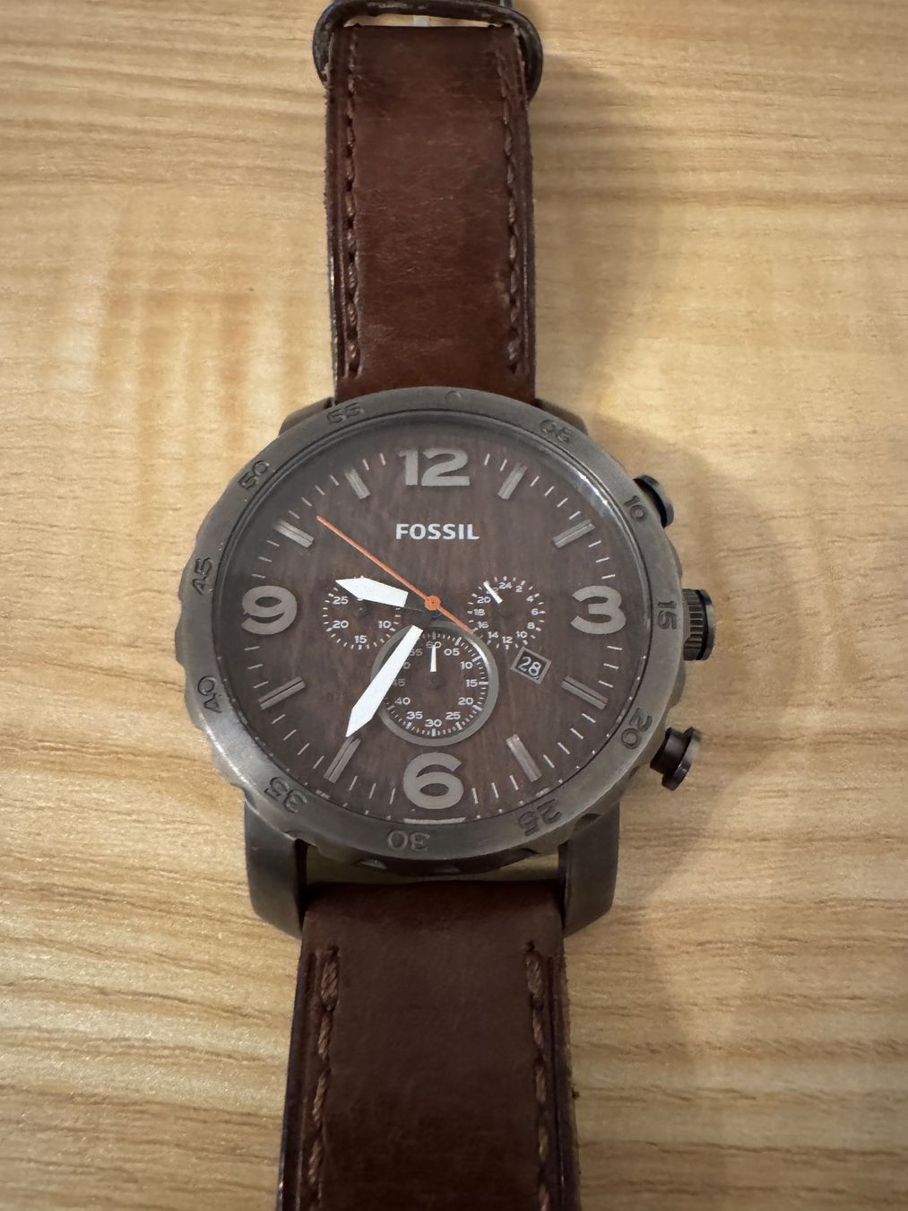 Chronograph Fossil Uhren Lederarmband Fossil Uhr Fossil