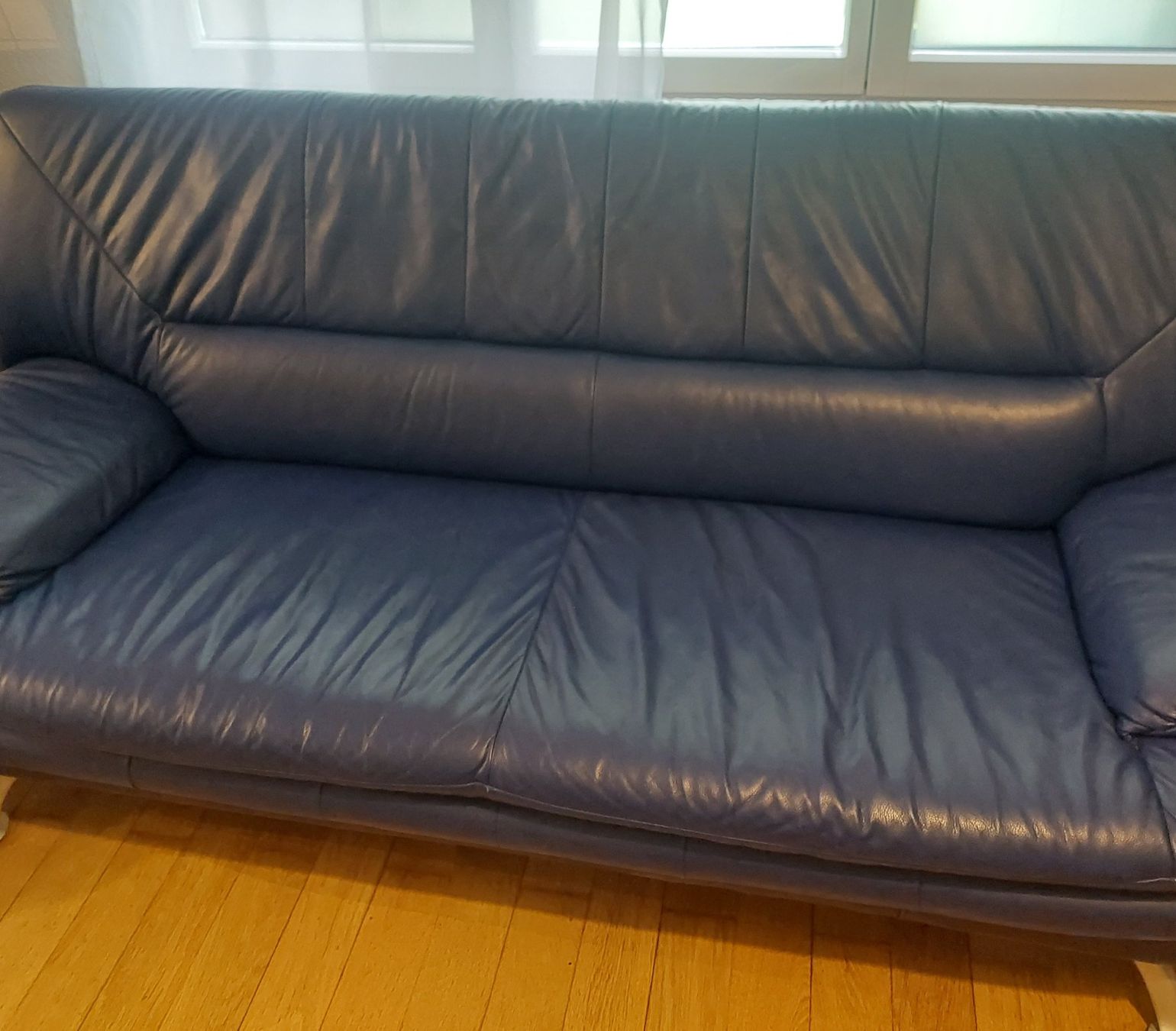Sofas: Sofa Kunstleder blau – D'occasion à Belp par masterdriftking 1
