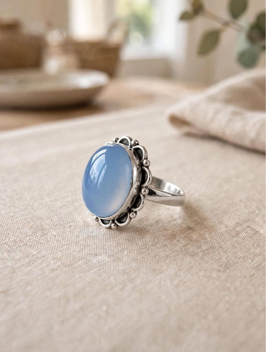 Bagues: 925er Silber Ring mit echtem Mondstein – Neuf (Voir description) à Zug par LoveSilver 1